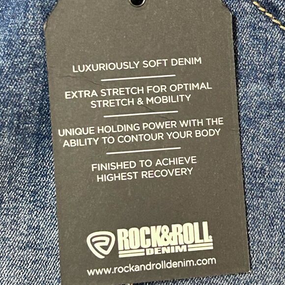 Rock & Roll Denim High Rise Extra Stretch Denim Shorts - Picture 11 of 11